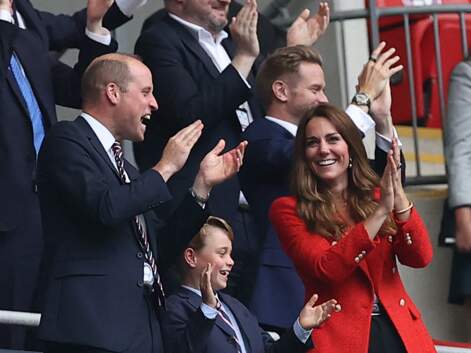 PHOTOS - Le prince George supporter de l'Angleterre pour l'Euro 2021
