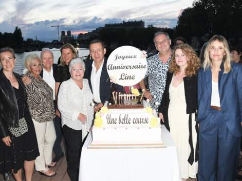 PHOTOS - Dany Boon et Laurence Arné ensemble pour l'anniversaire de Line Renaud