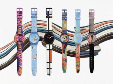 PHOTOS - La nouvelle collection de montres Swatch en collaboration avec le Centre Pompidou