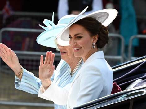 Jubilé d'Elizabeth II : Kate Middleton, William, Charles... La famille royale au côté de la reine pour le défilé Trooping the Colour