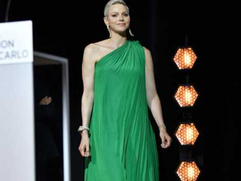PHOTOS - Charlene de Monaco radieuse dans une robe verte : elle fait sensation  au festival de Monte-Carlo