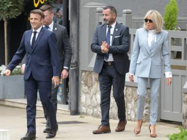 PHOTOS - Brigitte Macron au Touquet : elle fait sensation dans un costume très élégant 