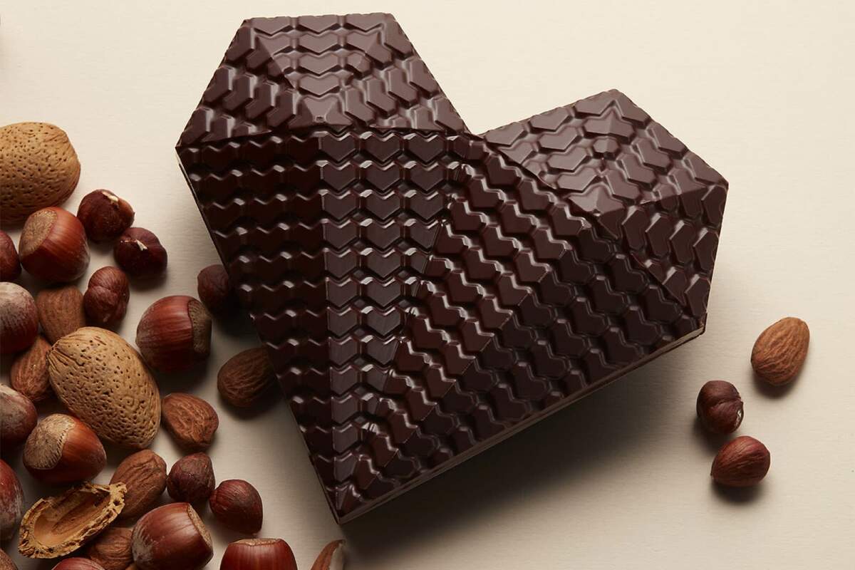 Cœur en chocolat Jeff de Bruges pour la Saint Valentin