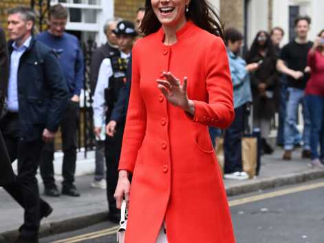 PHOTOS - Kate Middleton : Elle ne porte que du bleu, du rouge et du blanc en clin d'œil à l'Union Jack