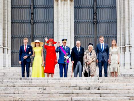 PHOTOS – La reine Mathilde, le roi Philippe, la princesse Elisabeth : la famille royale de Belgique au complet pour la Fête nationale