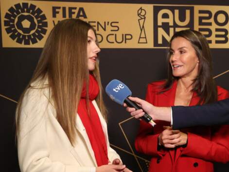 PHOTOS - Letizia d'Espagne et sa fille Sofia : mère et fille explosent de joie après la victoire des joueuses espagnoles à la Coupe du monde 2023