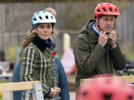 PHOTOS - Kate Middleton et William à vélo : leur très sportive sortie officielle