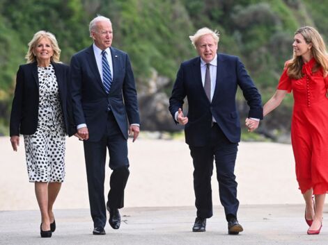PHOTOS - Emmanuel et Brigitte Macron, Boris Johnson et Carrie Symonds... Qui sont les couples du G7 ?