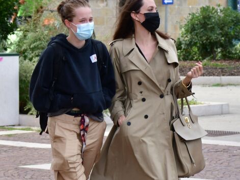 Angelina Jolie en vacances à Venise à Shiloh et un artiste Français 
