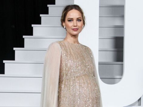 PHOTOS - Jennifer Lawrence : future maman glam' et scintillante au bras de Leonardo DiCaprio