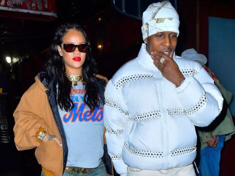 PHOTOS - Rihanna enceinte : pas de ventre exposé mais une virée très remarquée avec A$AP Rocky