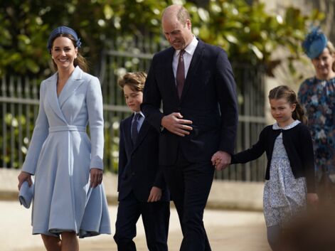PHOTOS - Kate Middleton et sa fille Charlotte : leur look printanier pour assister au service du dimanche de Pâques 