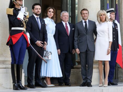 PHOTOS - Brigitte Macron et la reine Rania de Jordanie : le match du style à Paris