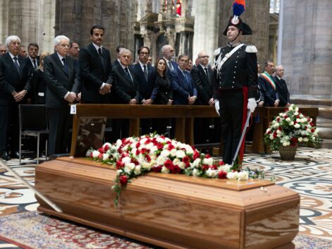 PHOTOS - Obsèques de Silvio Berlusconi : sa compagne Marta, ses enfants… Leur ultime hommage