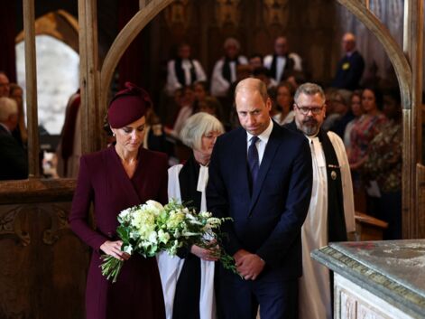 PHOTOS - Kate Middleton et William ont rendu hommage à Elizabeth II