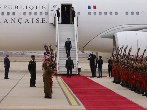 PHOTOS - Emmanuel Macron fête Noël en Jordanie auprès des soldats français