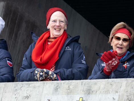 PHOTOS - La famille royale de Norvège et  Margrethe de Danemark réunies aux compétitions de ski de Holmenkollen