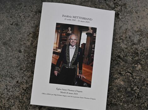 PHOTOS - Obsèques de Frédéric Mitterrand : Mazarine Pingeot, Jack Lang, Roselyne Bachelot... réunis pour un dernier adieu