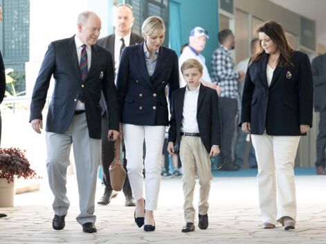 PHOTOS - Charlene et Albert de Monaco avec leur fils Jacques, Louis et Marie Ducruet... La famille princière réunie aux Masters de Monte-Carlo