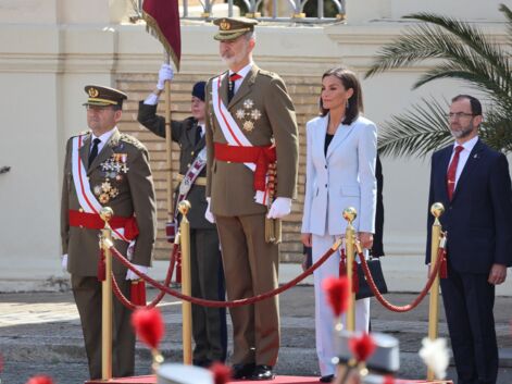PHOTOS - Letitia, Felipe VI et Leonor réunis à l’Académie générale militaire de Saragosse pour une grande occasion