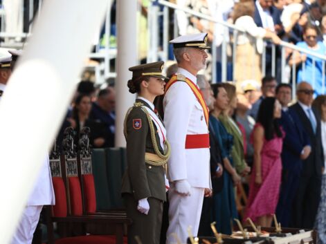 PHOTOS - Leonor d’Espagne en tenue militaire :  ses parents Letizia et Felipe VI veillent au grain avant sa rentrée !