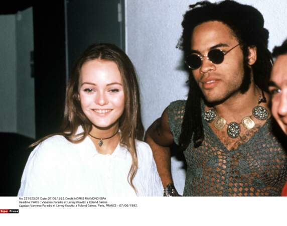 En 1992, Vanessa s'affiche avec Lenny Kravitz. Officiellement, nouveau Pygmalion. Officieusement, nouvel amoureux.