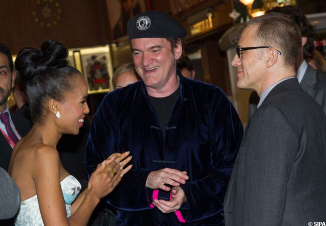 Kerry Washington Quentin Tarantino et Christoph Waltz
