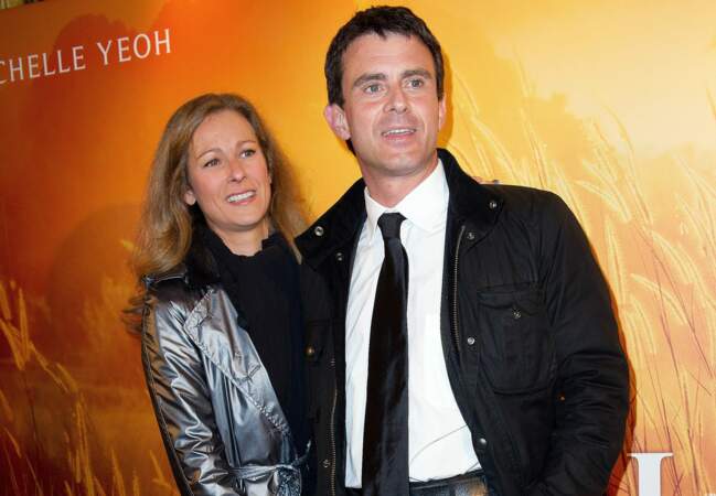 Manuel Valls et Anne Gravoin lors de l'avt 1ère du film "My Lady"