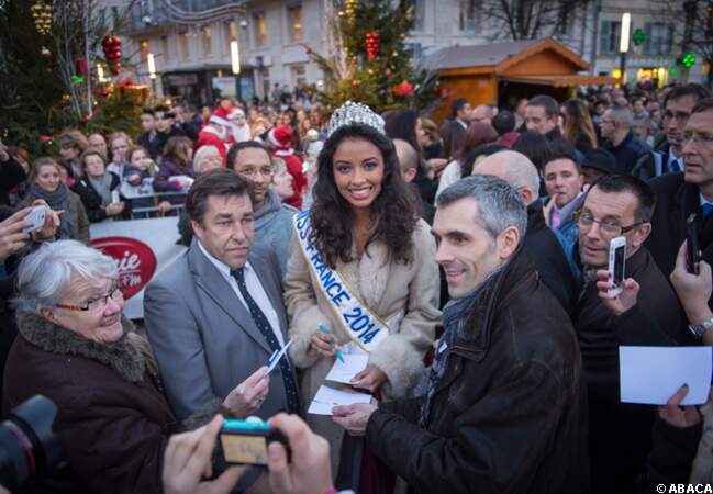 Miss France accueillis comme la reine qu'elle est