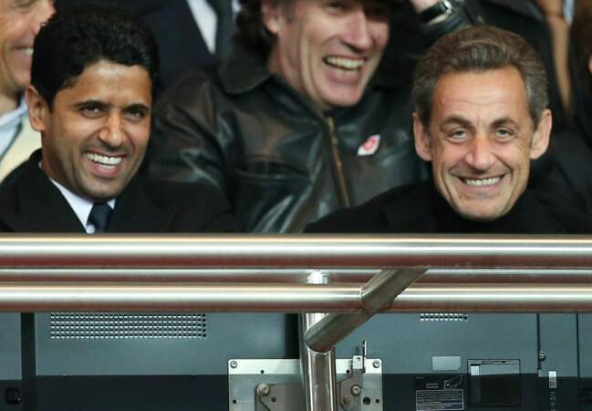 Nasser Al-Khelaifi (Pdt du PSG) et Nicolas Sarkozy