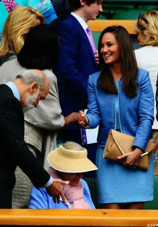 Pippa Middleton à Wimbledon, le 24 juin. 