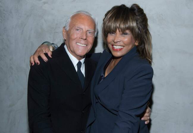 Tina Turner et Giorgio Armani