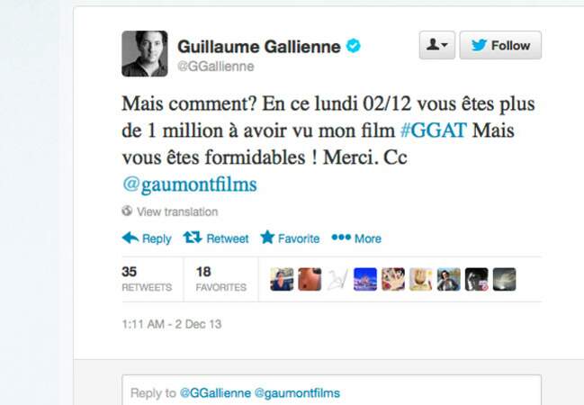 Guillaume Galienne star du box office