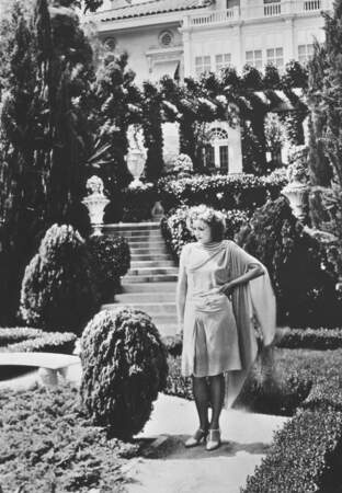 Greta Garbo dans une villa près de Los Angeles