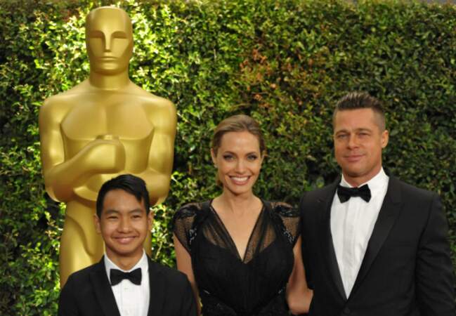 Maddox, Angelina Jolie, Brad Pitt
