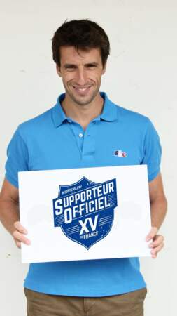Tony Estanguet, supporter officiell du XV de France