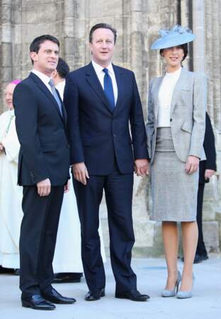 Manuel Valls, David et Samantha Cameron
