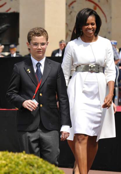 En 2009, avec Michelle Obama
