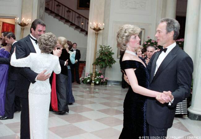 Lady Diana très impressionnée par un Clint Eastwood peu avenant
