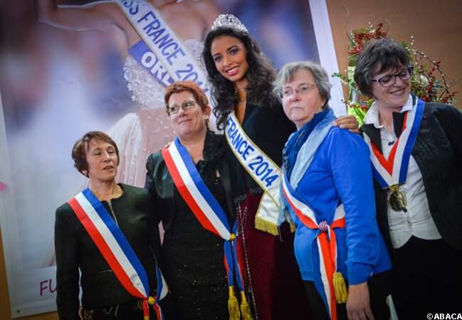 Miss France a rencontré d'autres élues, de la République cette fois