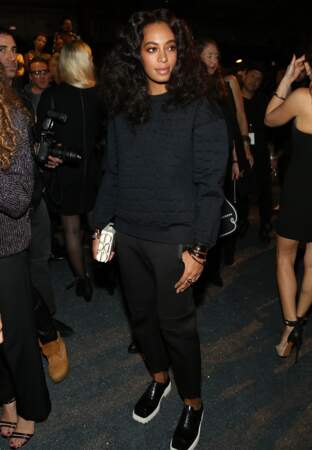 Solange Knowles dans le mood sport couture de la soirée 
