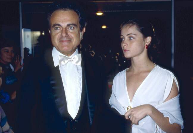Guy Béart et Emmanuelle Béart en 1983