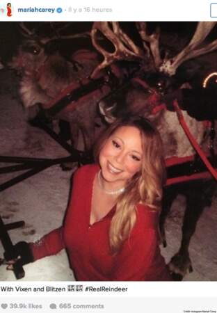 Mariah Carey vous souhaite de joyeuses fêtes