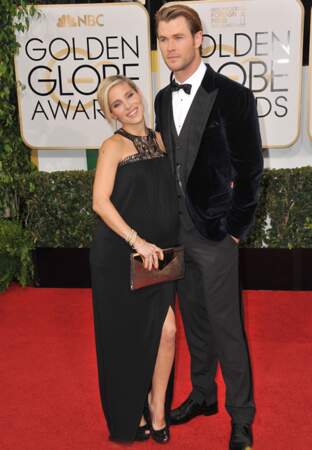 Chris Hemsworth et sa femme Elsa Pataky, enceinte et radieuse