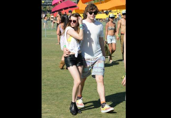 Emma Roberts et son boyfriend Evan Peters