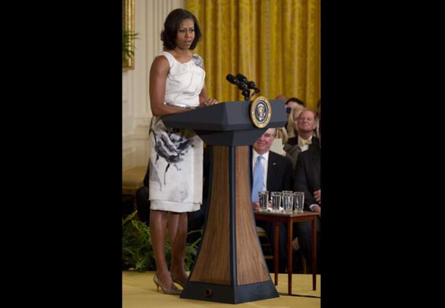 Michelle Obama et Laura Bush en mai 2012