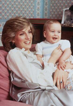 William et Diana le 1er juillet 1983