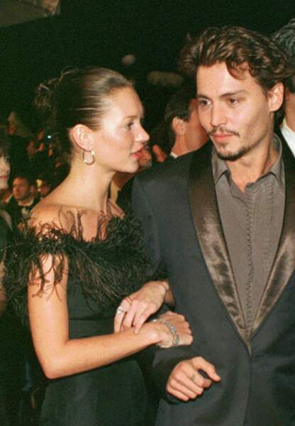 Johnny Depp et Kate Moss, mai 1998
