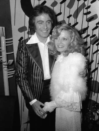 Michel Delpech et sa première femme Chantal Simon à l'Olympia en 1972