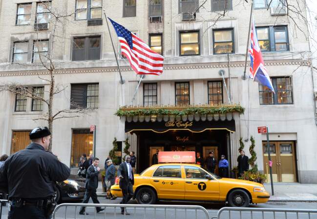 L'hôtel Carlyle à New York où résident Kate et William